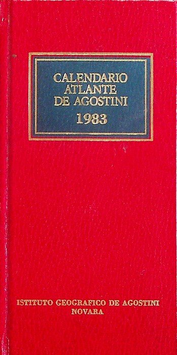Calendario atlante De Agostini. A. 79Â° (1983). | Immagine principale