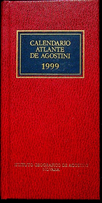Calendario atlante De Agostini. A. 95Â° (1999). | Immagine principale