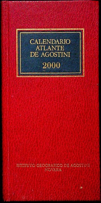 Calendario atlante De Agostini. A. 96Â° (2000). | Immagine principale