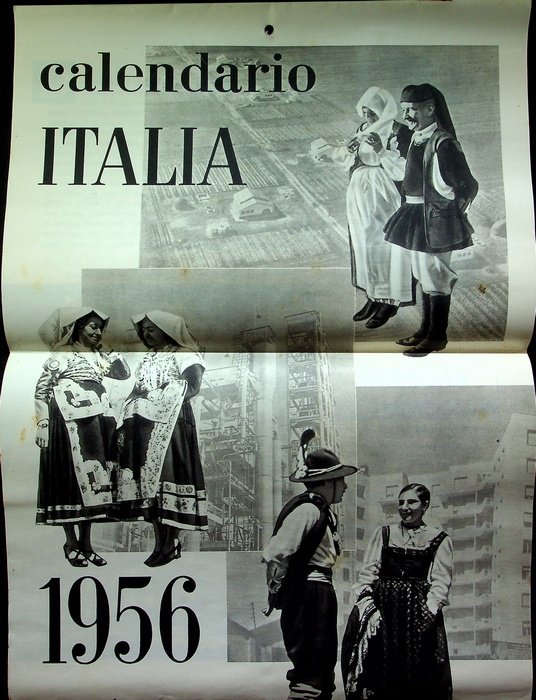 Calendario italia: 1956.