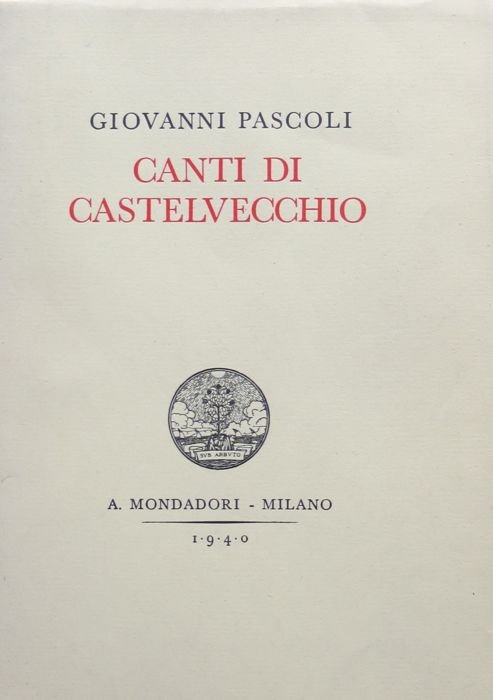 Canti di Castelvecchio.