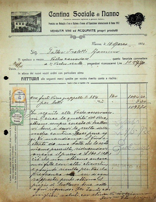 Cantina sociale di Nanno: vendita vini ed acquavite propri prodotti: … | Immagine principale