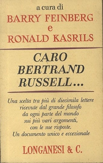 Caro Bertrand Russell.