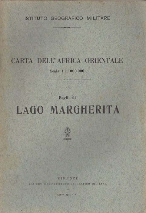 Carta dell'Africa orientale: Foglio di Lago Margherita.