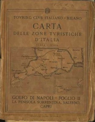 Carta delle zone turistiche d'Italia: Golfo di Napoli: Foglio I: …