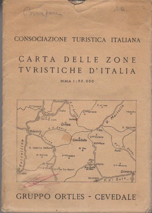 Carta delle zone turistiche d'Italia: Gruppo Orles-Cevedale.