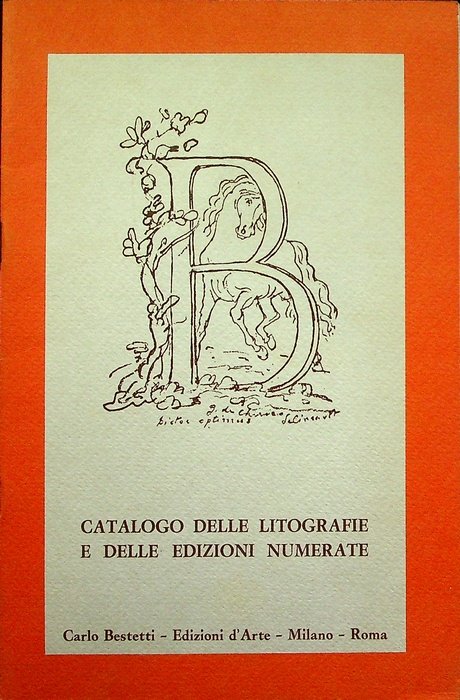 Catalogo delle litografie e delle edizioni numerate.