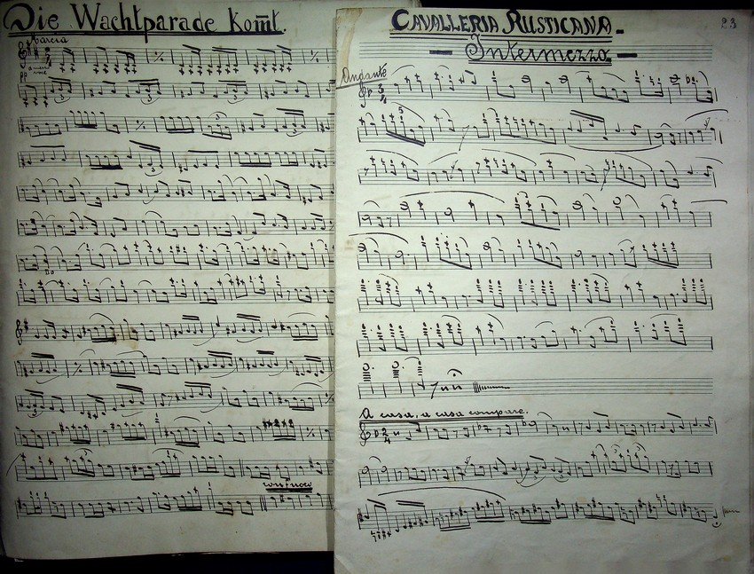 Cavalleria rusticana, Boheme, Zampa, Il trombettiere di Sakkingen, Coppelia, Mazurca, …