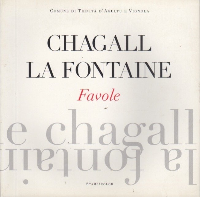 Chagall La Fontaine: Favole.