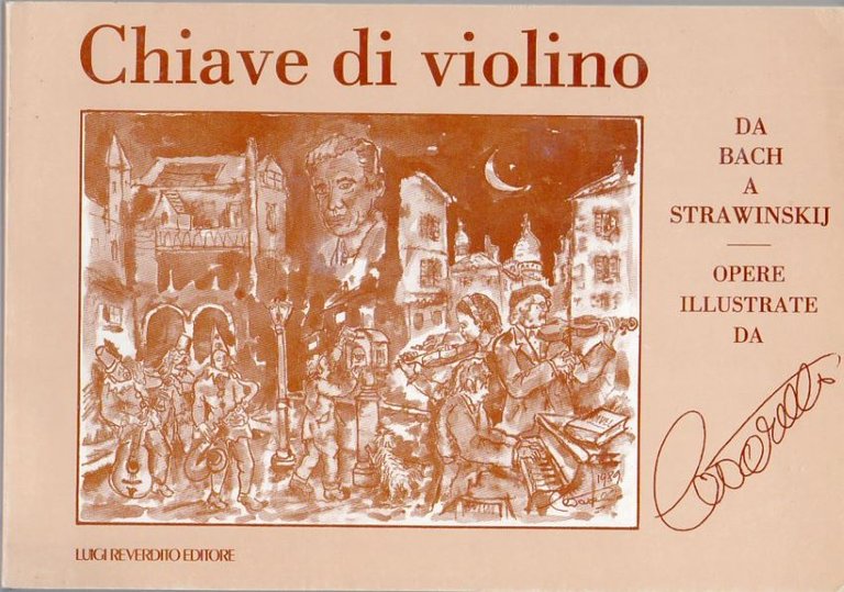 Chiave di violino: da Bach a Strawinskij: 25 disegni.