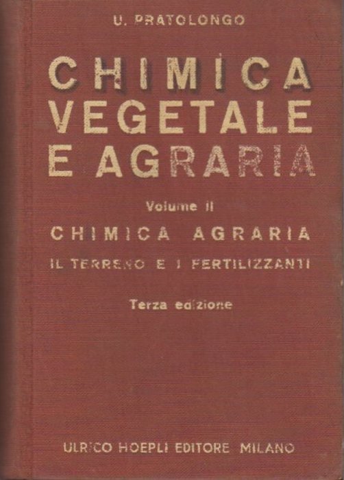 Manuale di chimica vegetale e agraria: Vol. II - Chimica …