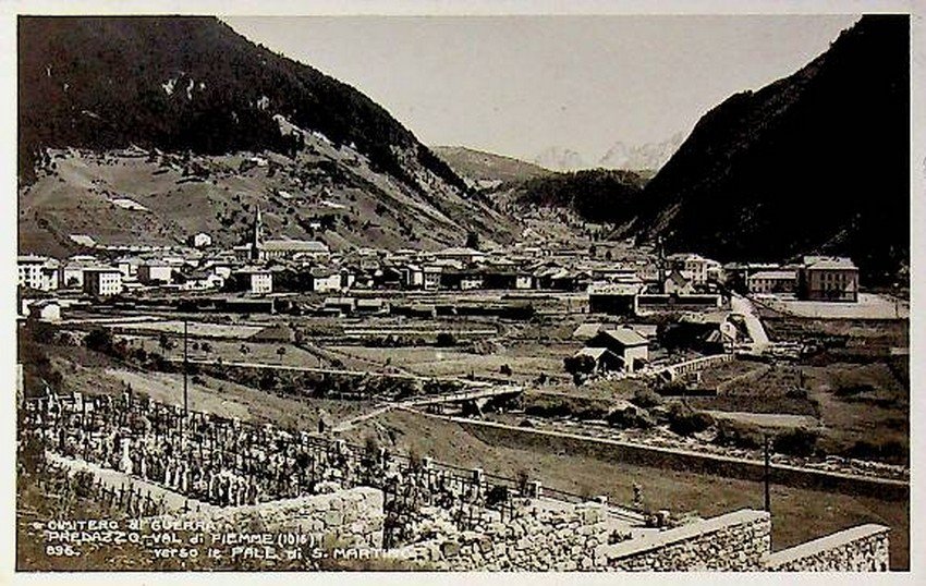 Cimitero di guerra, Predazzo, Val di Fiemme (1016) veros le …