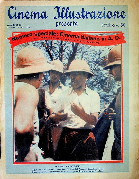 Cinema illustrazione presenta: Numero speciale: Cinema Italiano in A.O.