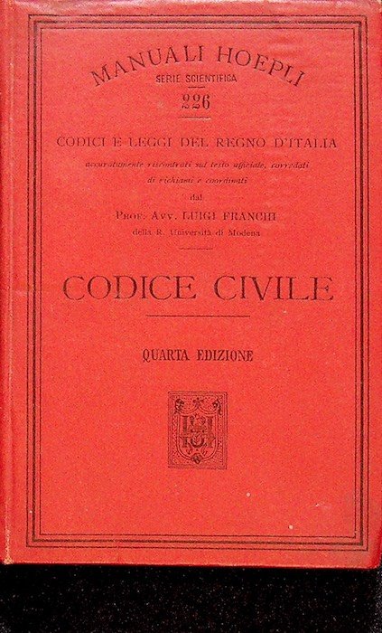 Codice civile.