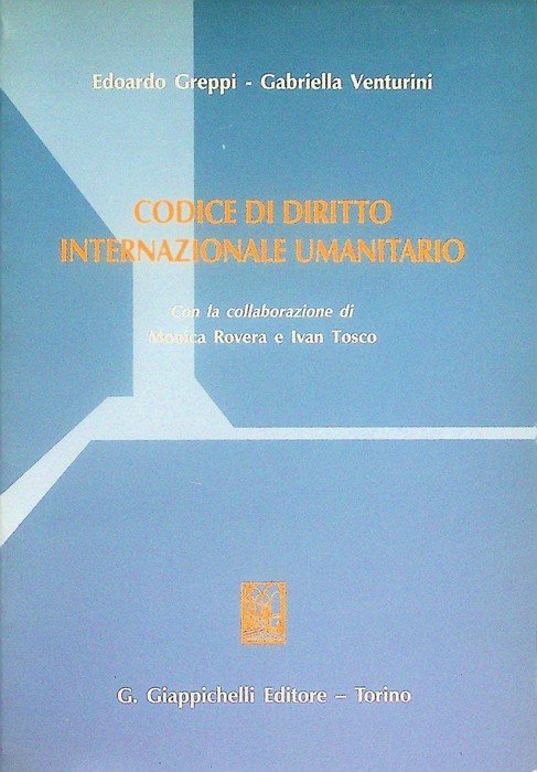 Codice di diritto internazionale umanitario.