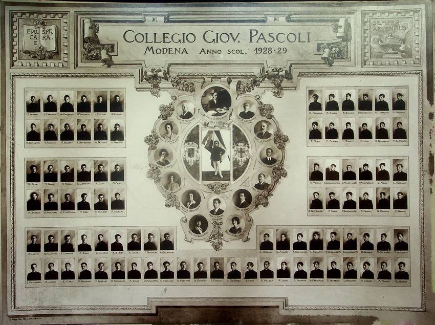 Collegio Giov. Pascoli: Modena: Anno scol. 1928-29.