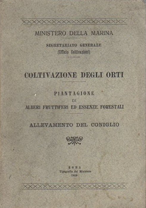 Coltivazione degli orti: piantagione di alberi fruttiferi ed essenze forestali …