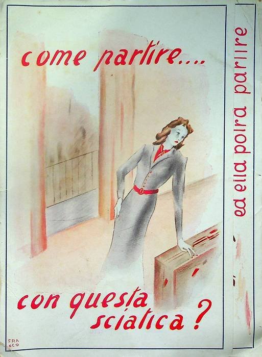 Come partire. con questa sciatica? Minista linimento.