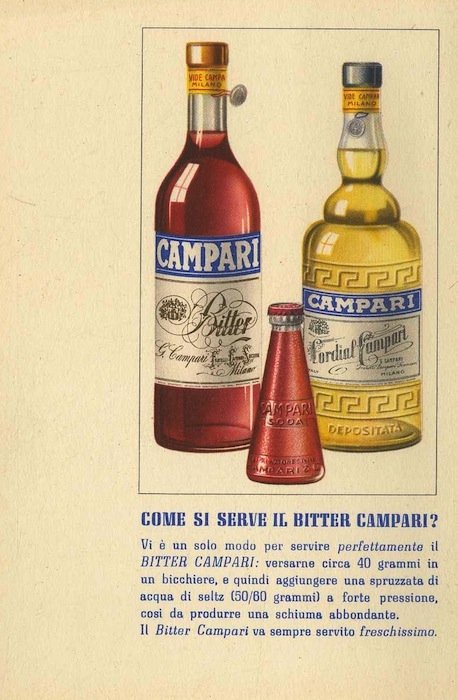 Come si serve il Bitter Campari?