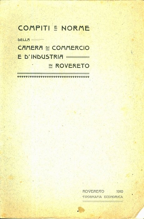 Compiti e norme della Camera di commercio e d'industria in …