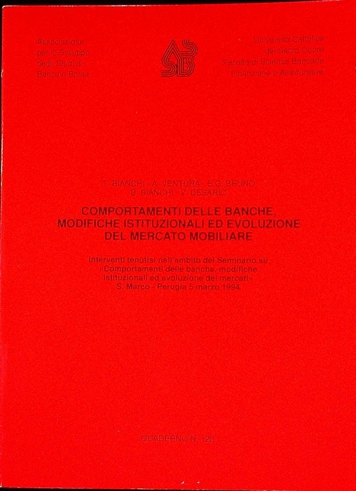 Comportamenti delle banche, modifiche istituzionali ed evoluzione del mercato mobiliare: … | Immagine Gallery 2