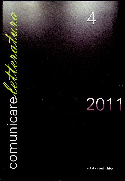 Comunicare letteratura: 4: 2011.