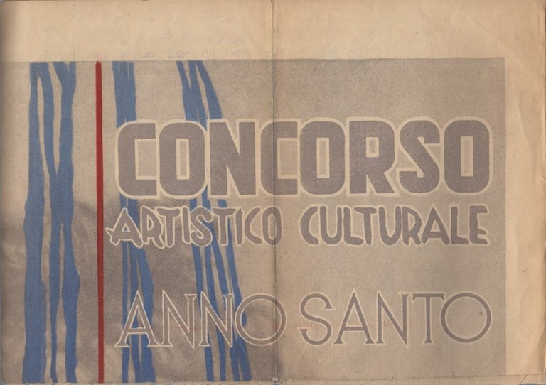 Concorso artistico culturale: Anno Santo: GioventÃ¹ italiana di Azione Cattolica: …