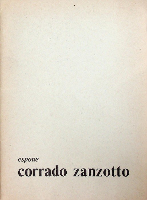 Corrado Zanzotto: dal 22 aprile al 7 maggio 1977. | Immagine principale