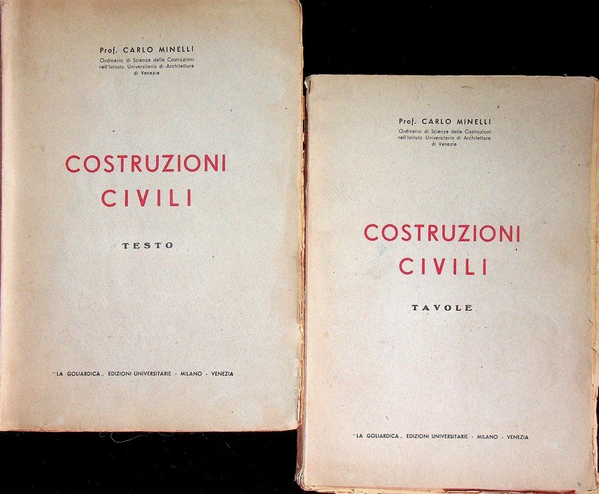 Costruzioni civili: 1. Testo; 2. Tavole. | Immagine principale