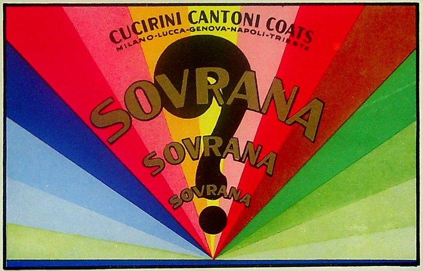 Cucirini Cantoni Coats: Milano - Lucca - Genova - Napoli …