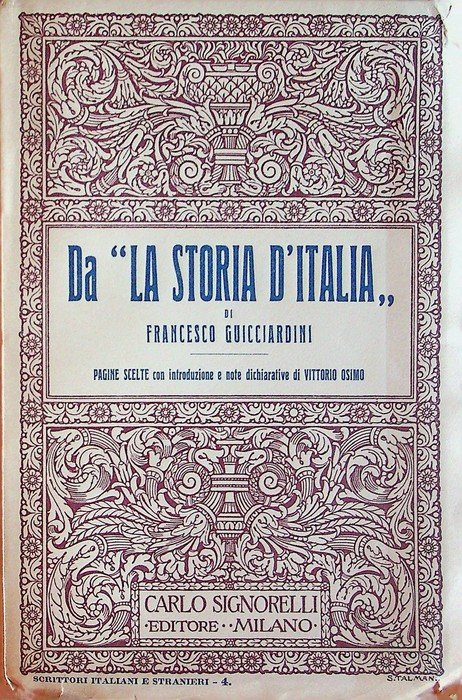 Da La storia d'Italia: pagine scelte.