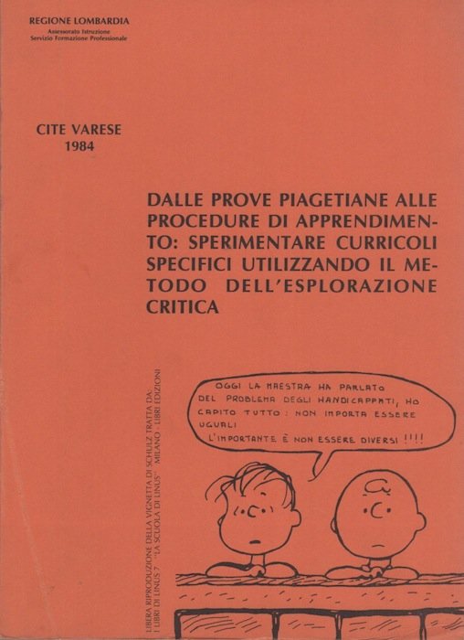 Dalle prove piagetiane alle procedure di apprendimento: sperimentare curricoli specifici …