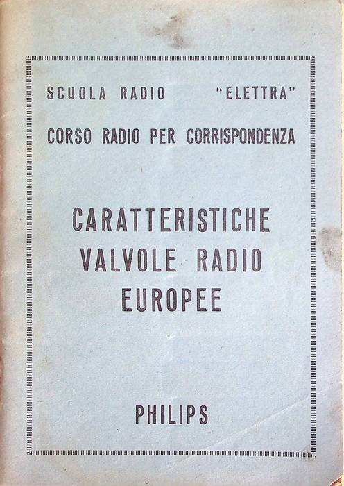 Dati valvole radio e tubi speciali: Philips: Miniwatt.