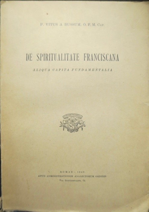 De spiritualitate franciscana: aliqua capita fundamentalia.