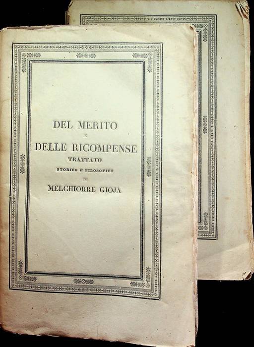 Del merito e delle ricompense: trattato storico e filosofico.