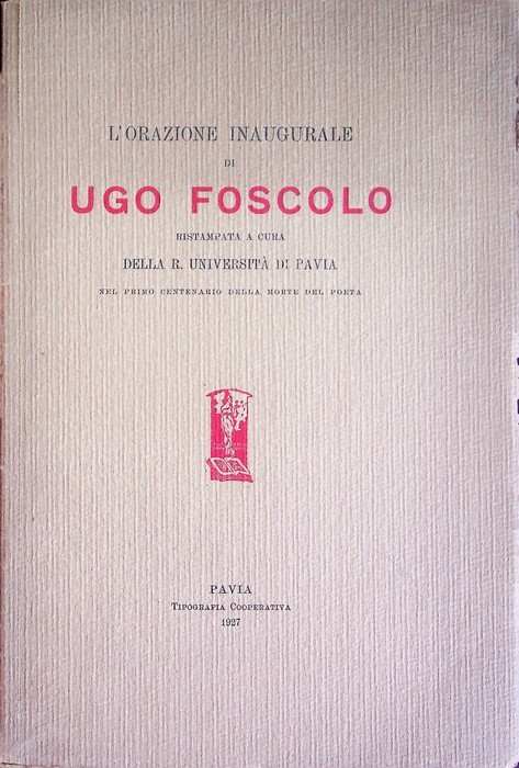 Dell'origine e dell'ufficio della letteratura: [orazione inaugurale].