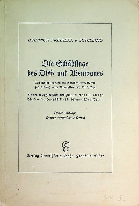 Die Schädlinge des Obst- und Weinbaues.