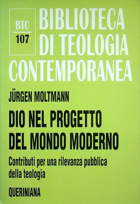 Dio nel progetto del mondo moderno: contributi per una rilevanza … | Immagine principale