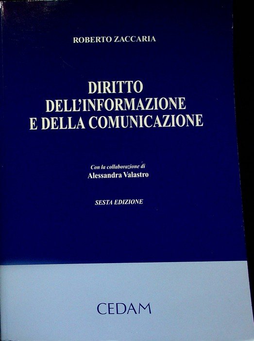 Diritto dell'informazione e della comunicazione.