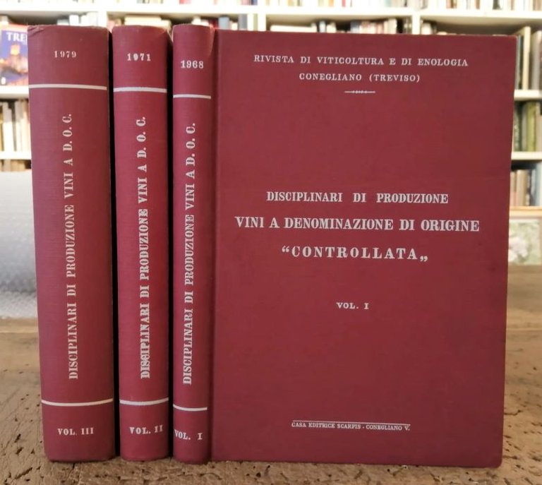 Disciplinari di produzione: vini a denominazione di origine "controllata": vol. …