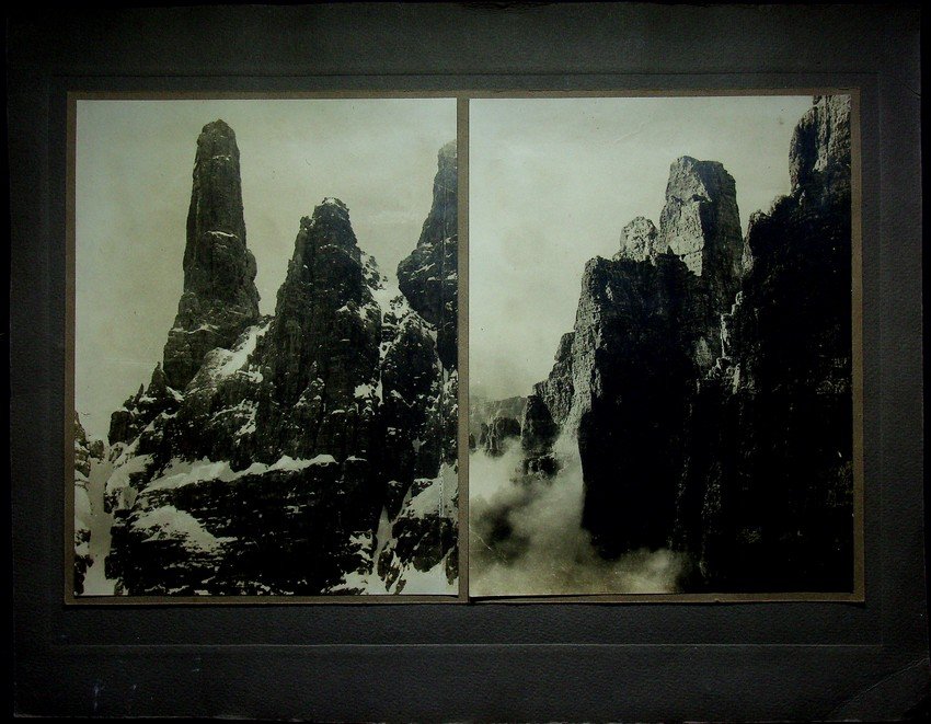 Due vedute del Gruppo di Brenta.