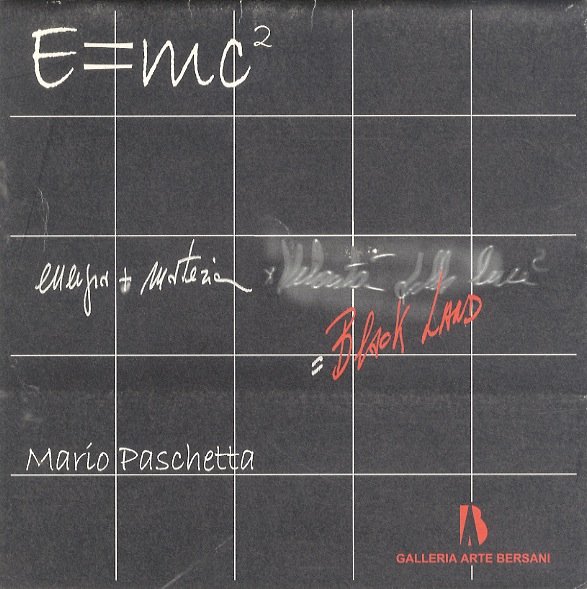 E=mc2, Gianmaria Giannetti, .calci in faccia: E=mc2, Mario Paschetta, Black …