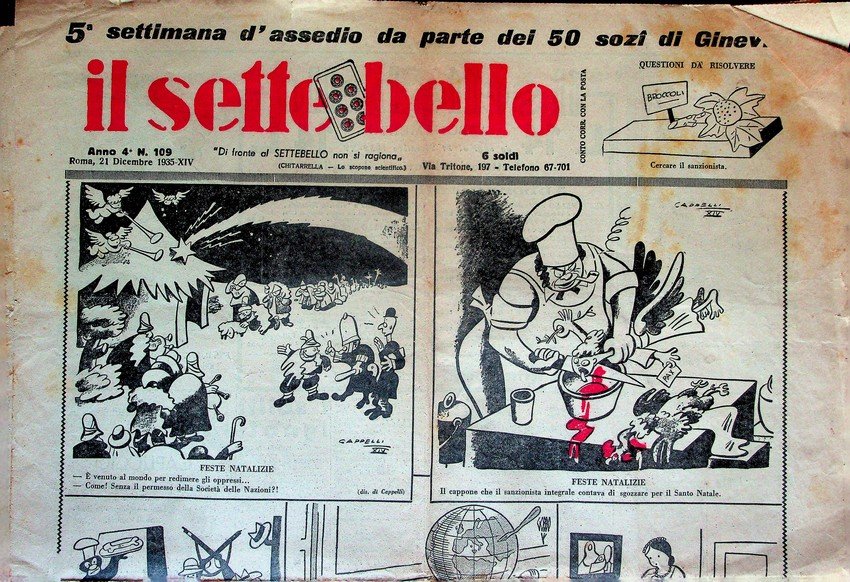 Ecco Settebello: Anno 4 - N. 109 (21 dicembre 1935).