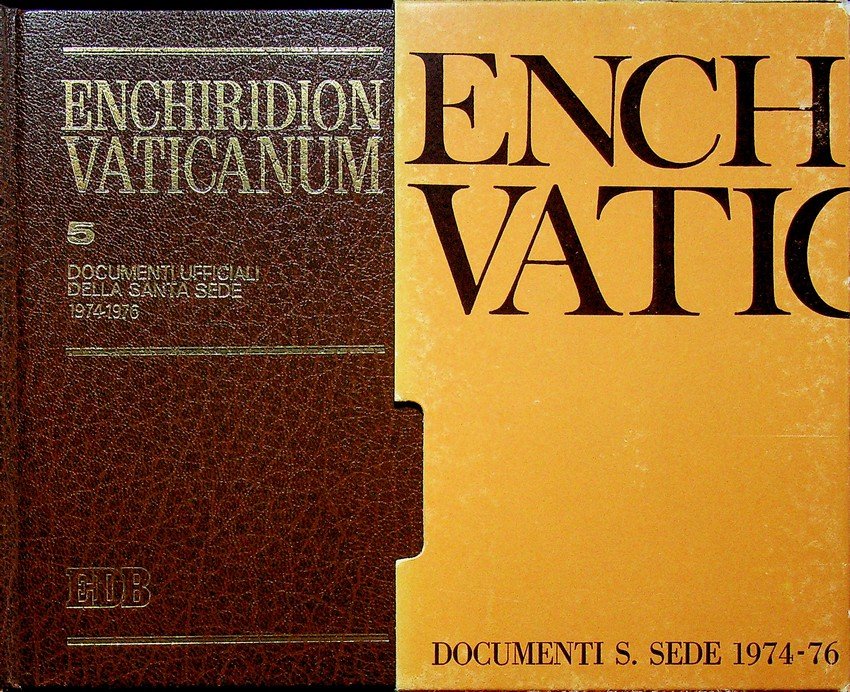 Enchiridion Vaticanum: 5: Documenti ufficiali della Santa Sede: 1974-1976.