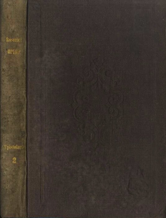 Epistolario: parte I: lettere religioso-famigliari, vol. II (1837-1854).