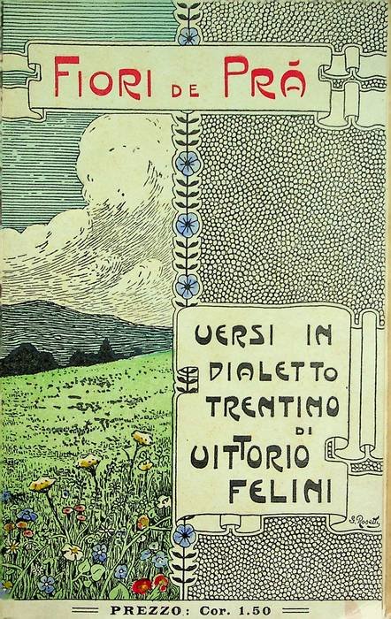 Fiori de prÃ : versi in dialetto trentino con illustrazioni.