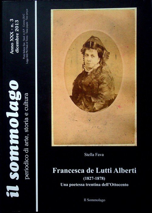 Francesca de Lutti Alberti: (1827-1878): una poetessa trentina dell'Ottocento. | Immagine principale
