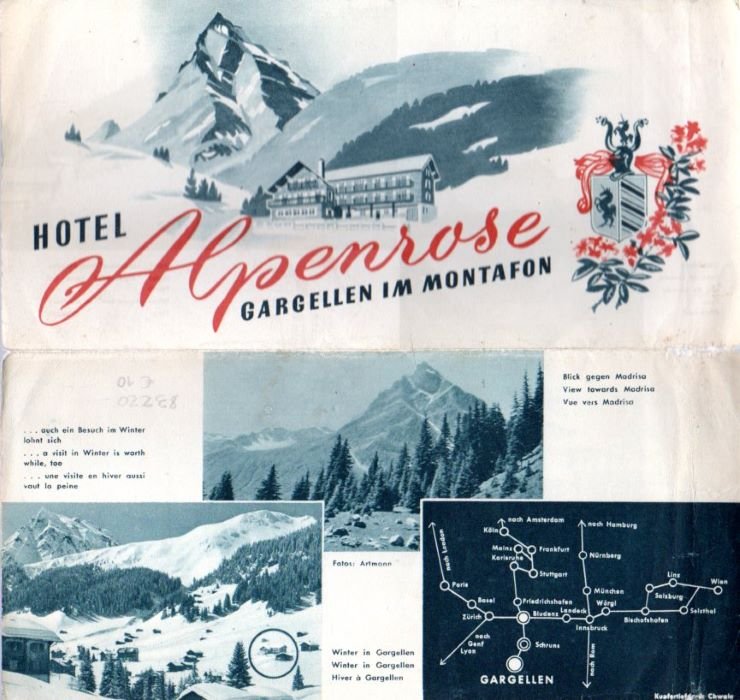 Gargellen im Montafon, Hotel Alpenrose.