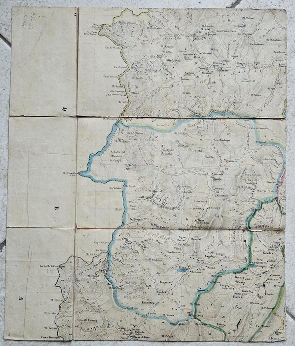 Geognostische Karte Tirols aufgenommen und heausgegeben auf Kosten des geognostisch-montanistischen …