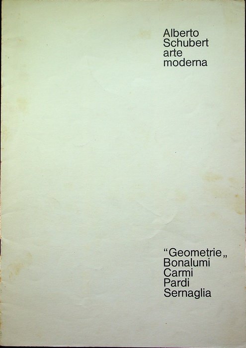 Geometrie: Bonalumi, Carmi, Pardi, Sernaglia.